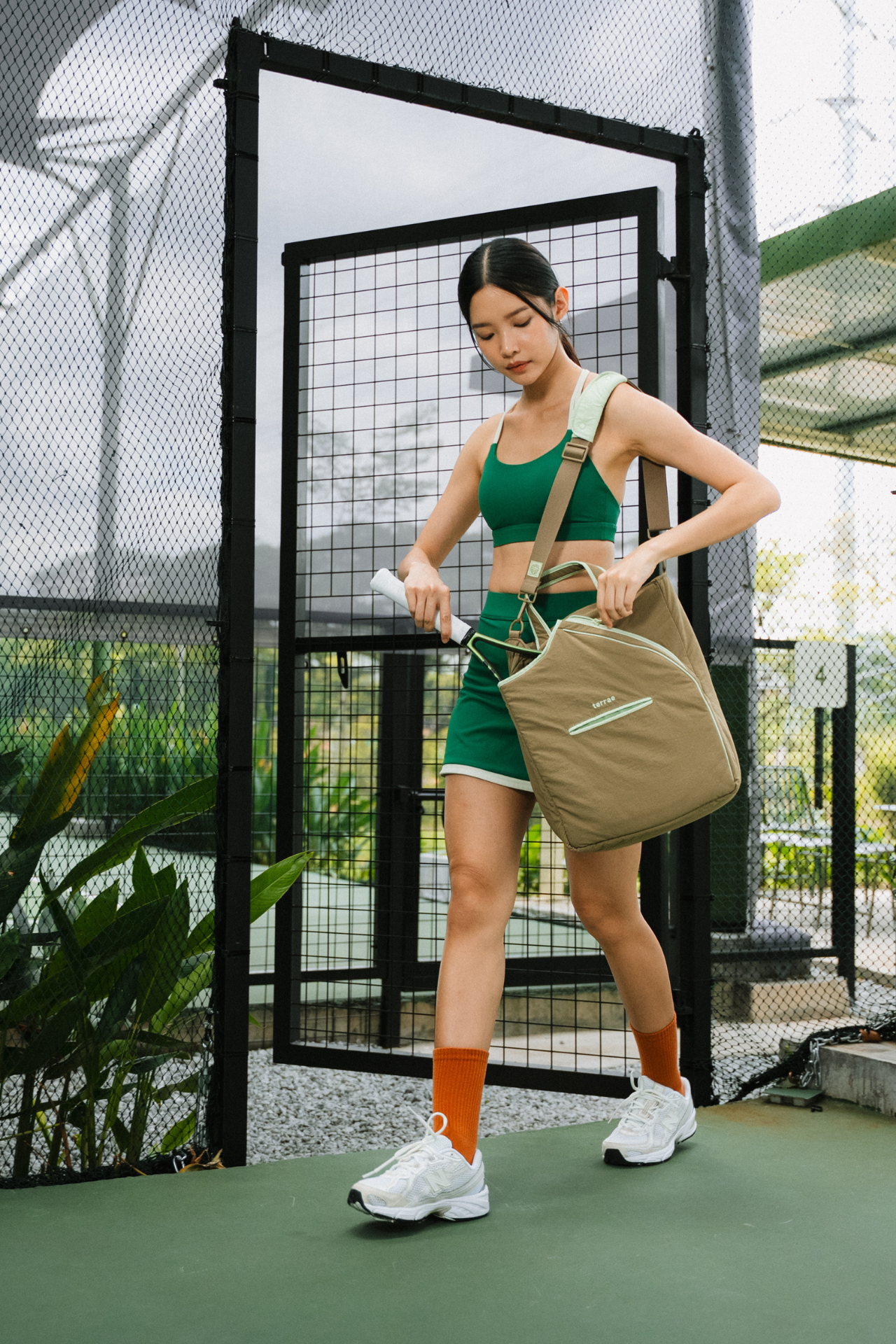 (PRE-ORDER) All Court Racket Bag in Sage Mint