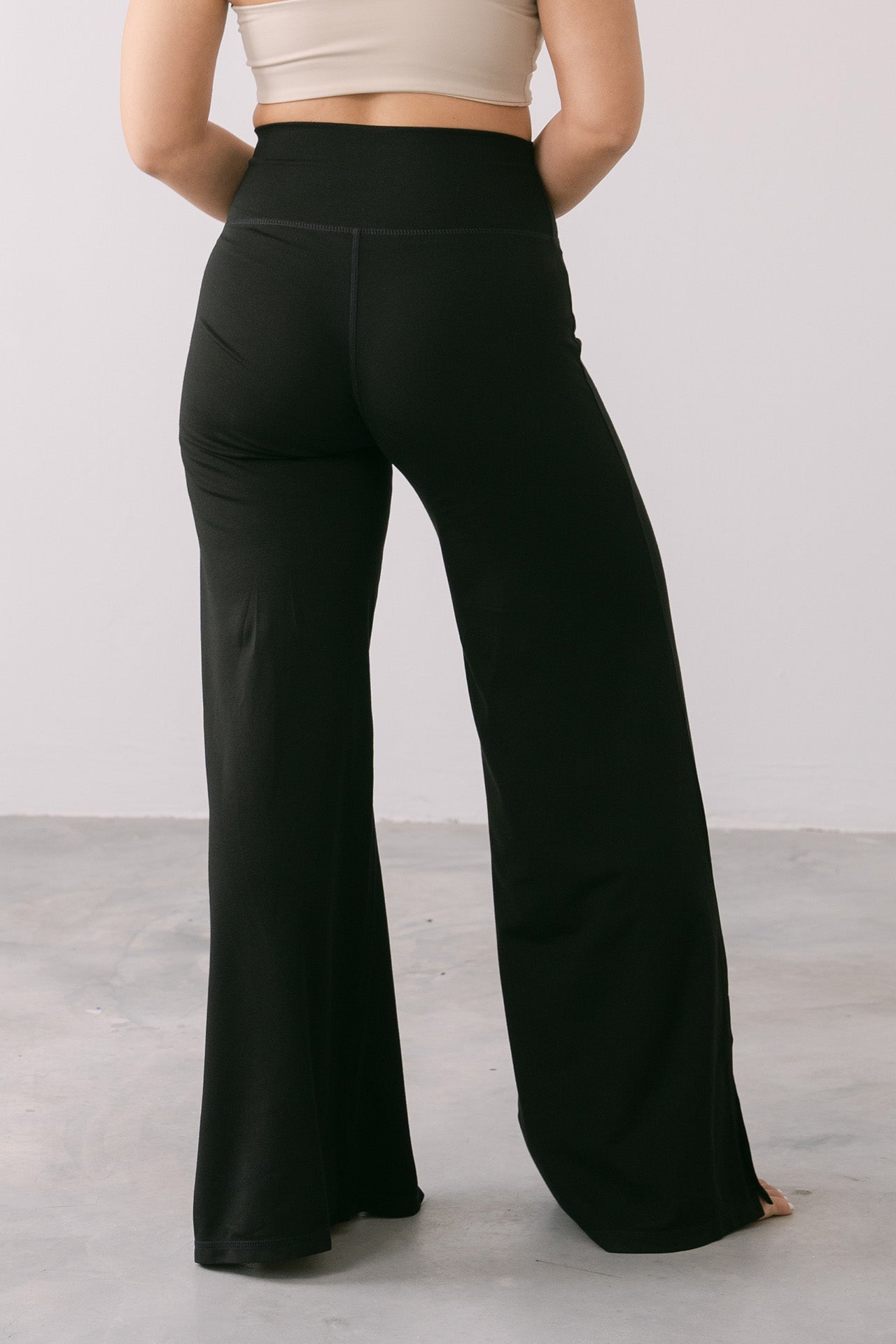Easy Flared Pants Black
