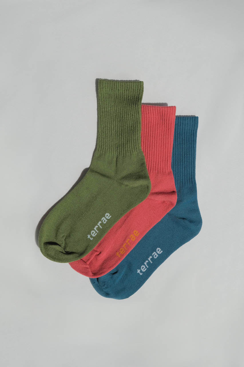 Vivid Crew Sock 3-Pack