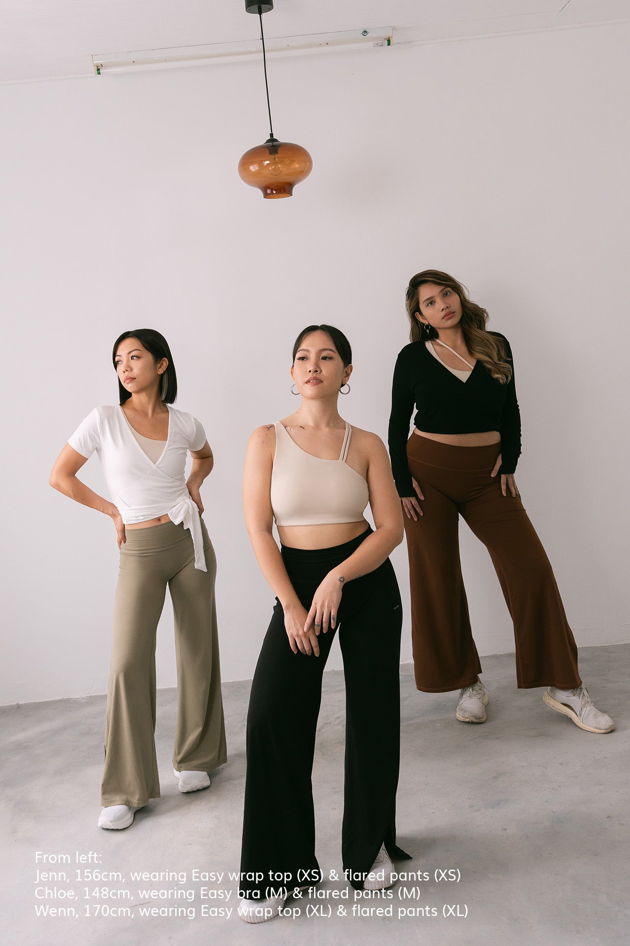 Easy Flared Pants Olive Green