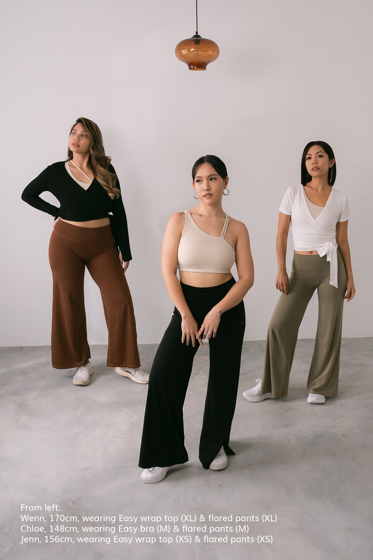 Easy Flared Pants Black