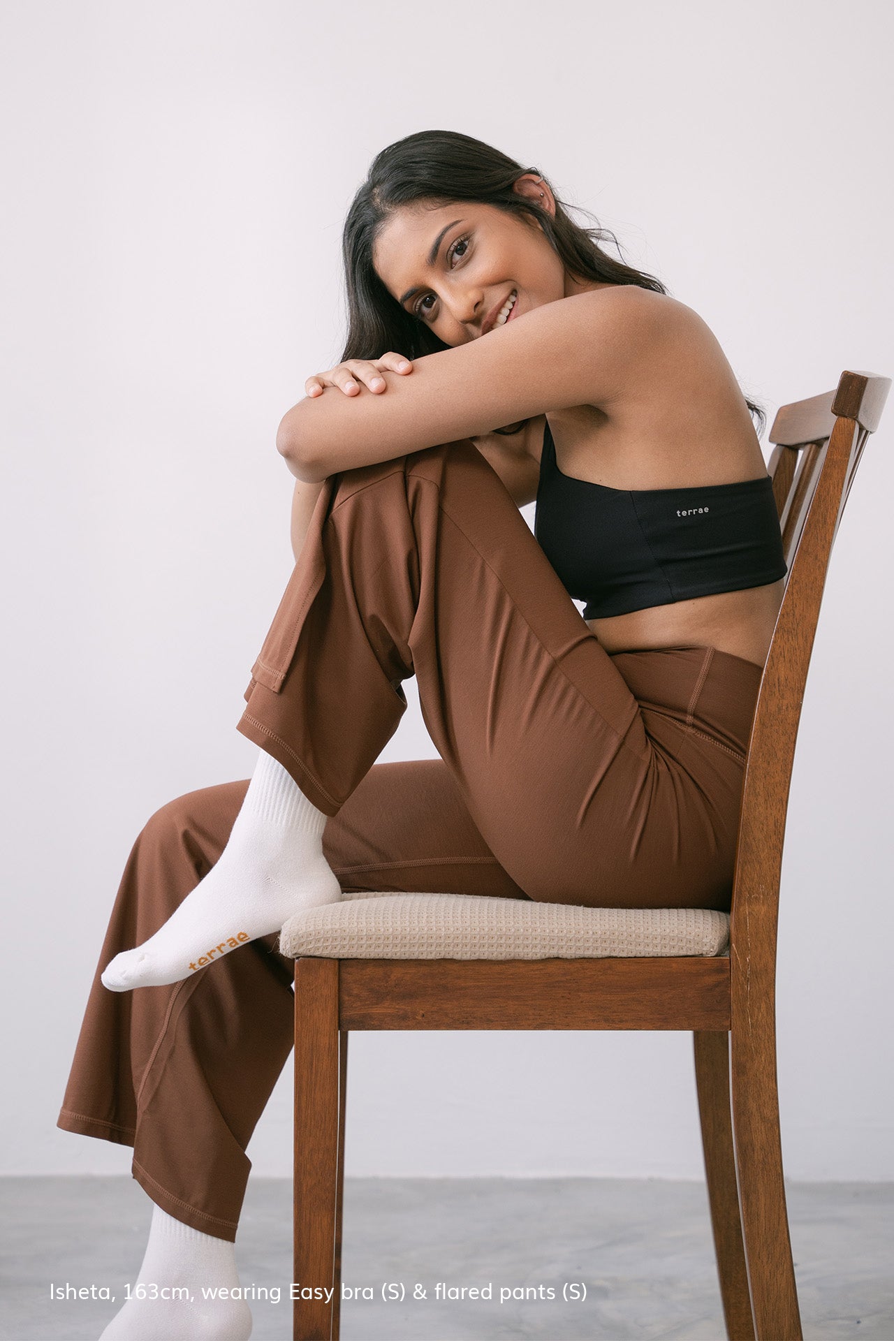 Easy Flared Pants Chocolate