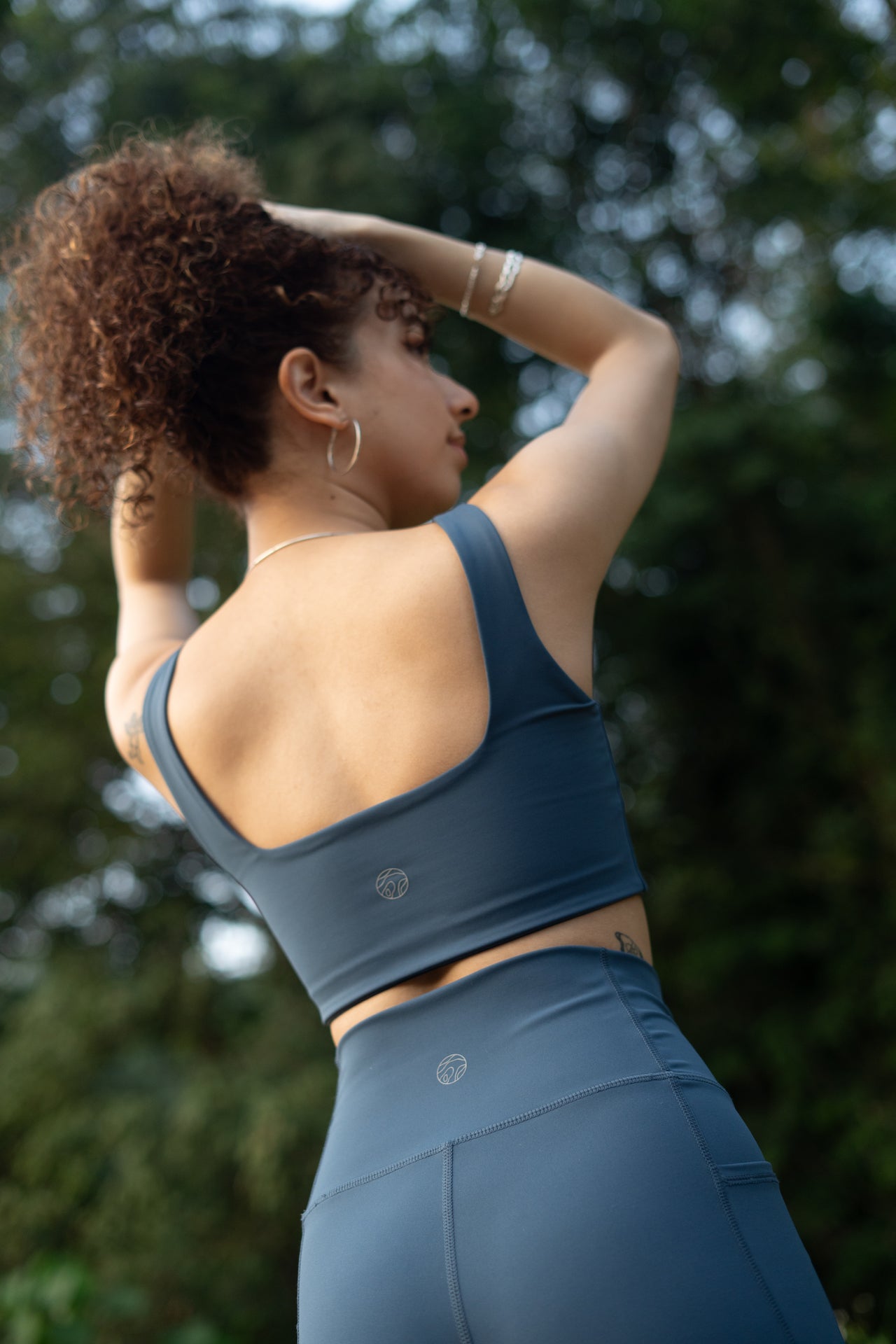 All Day Square Neck Bra Marine