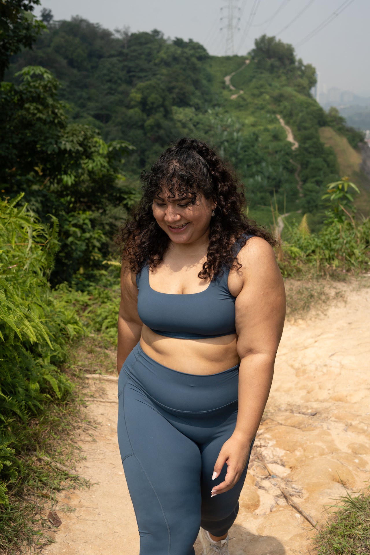 All Day Square Neck Bra Marine