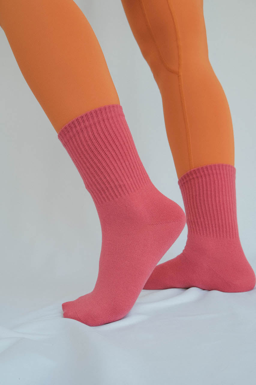 Crew Sock Raspberry