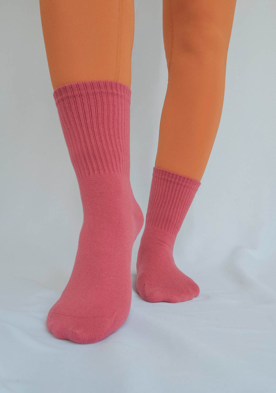 Crew Sock Raspberry