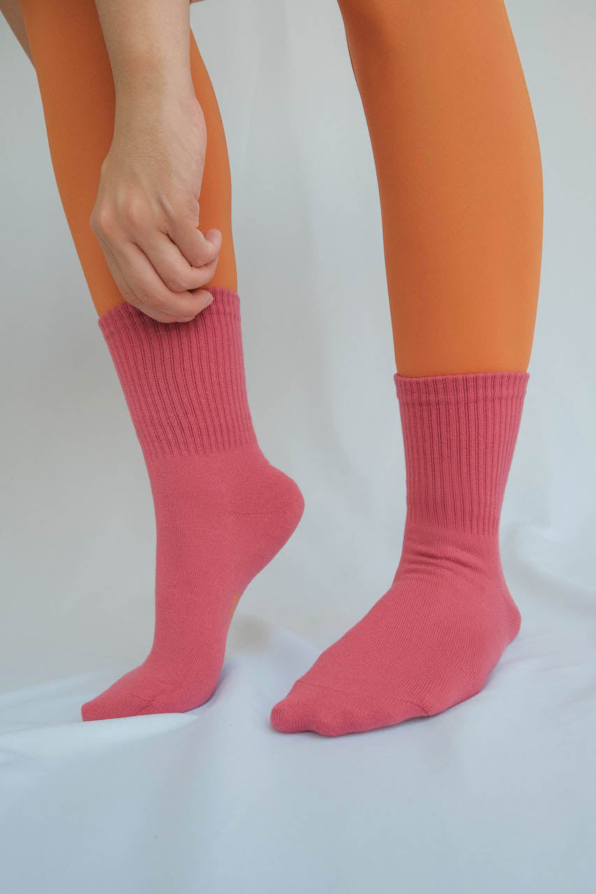 Crew Sock Raspberry