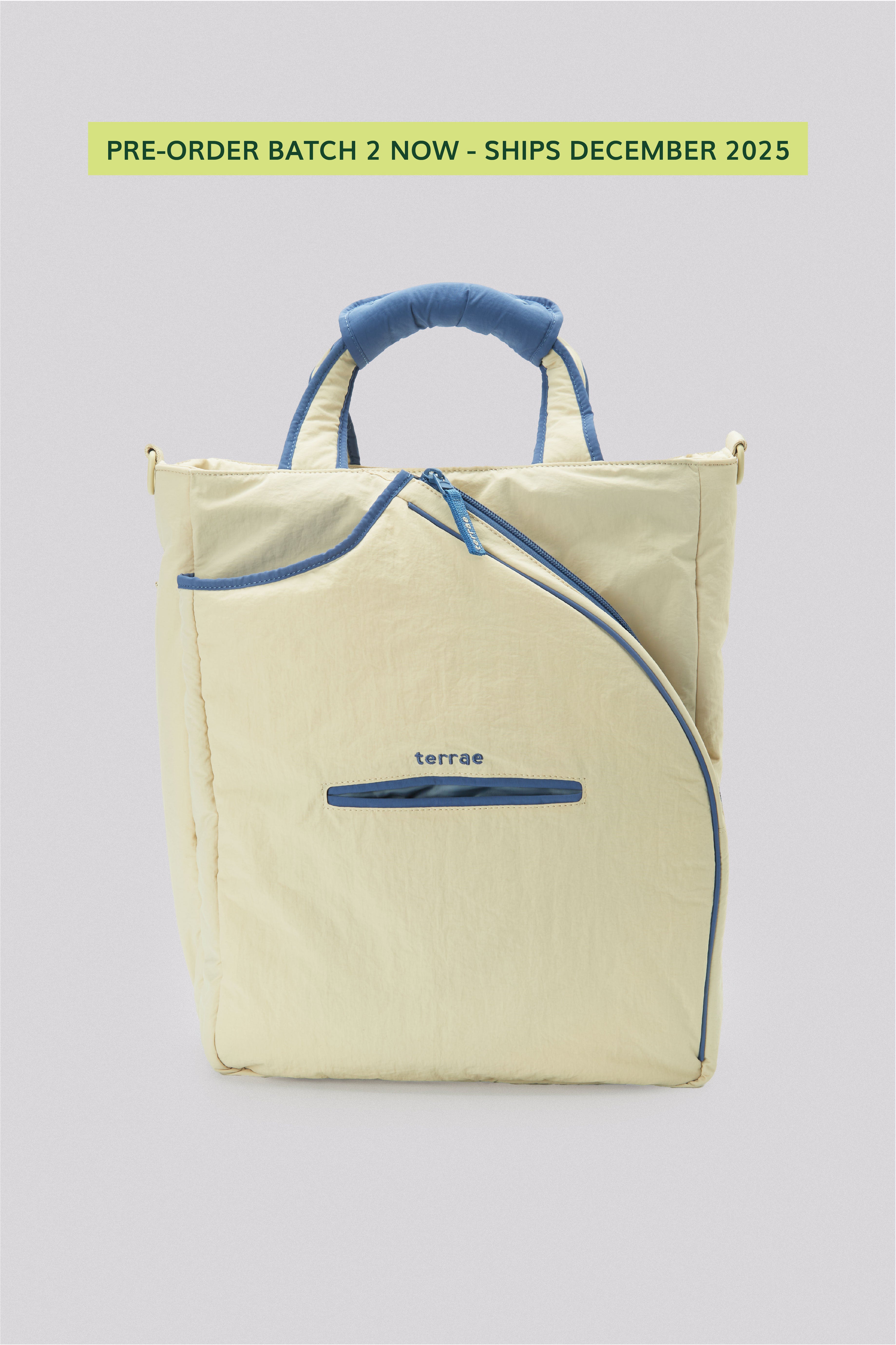 (BACKORDER BATCH 2 - DECEMBER 2025) All Court Racket Bag in Oat Milk