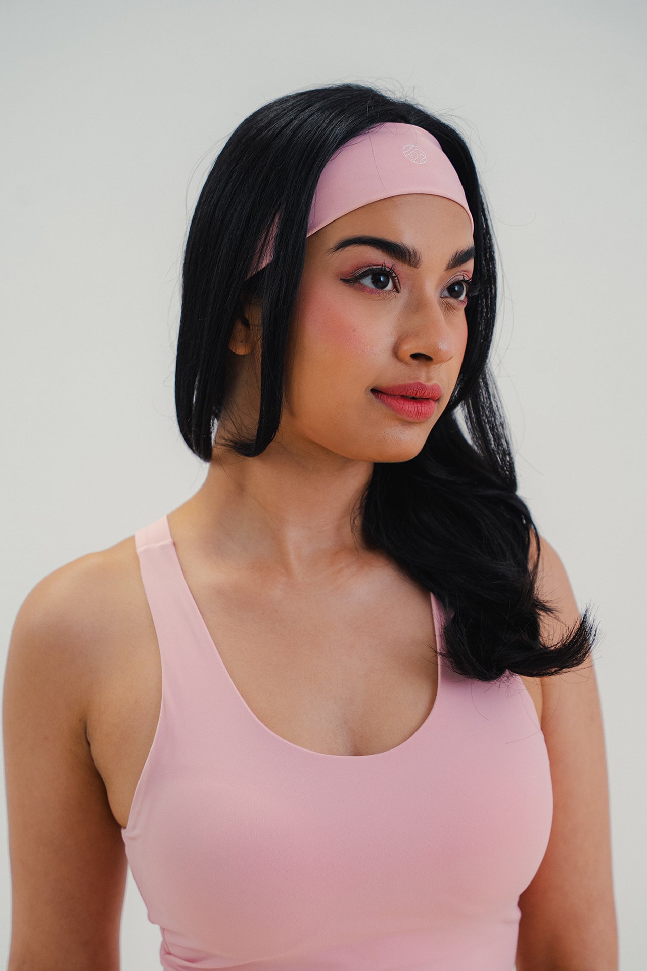 NoSweat Headband Heartcore Pink