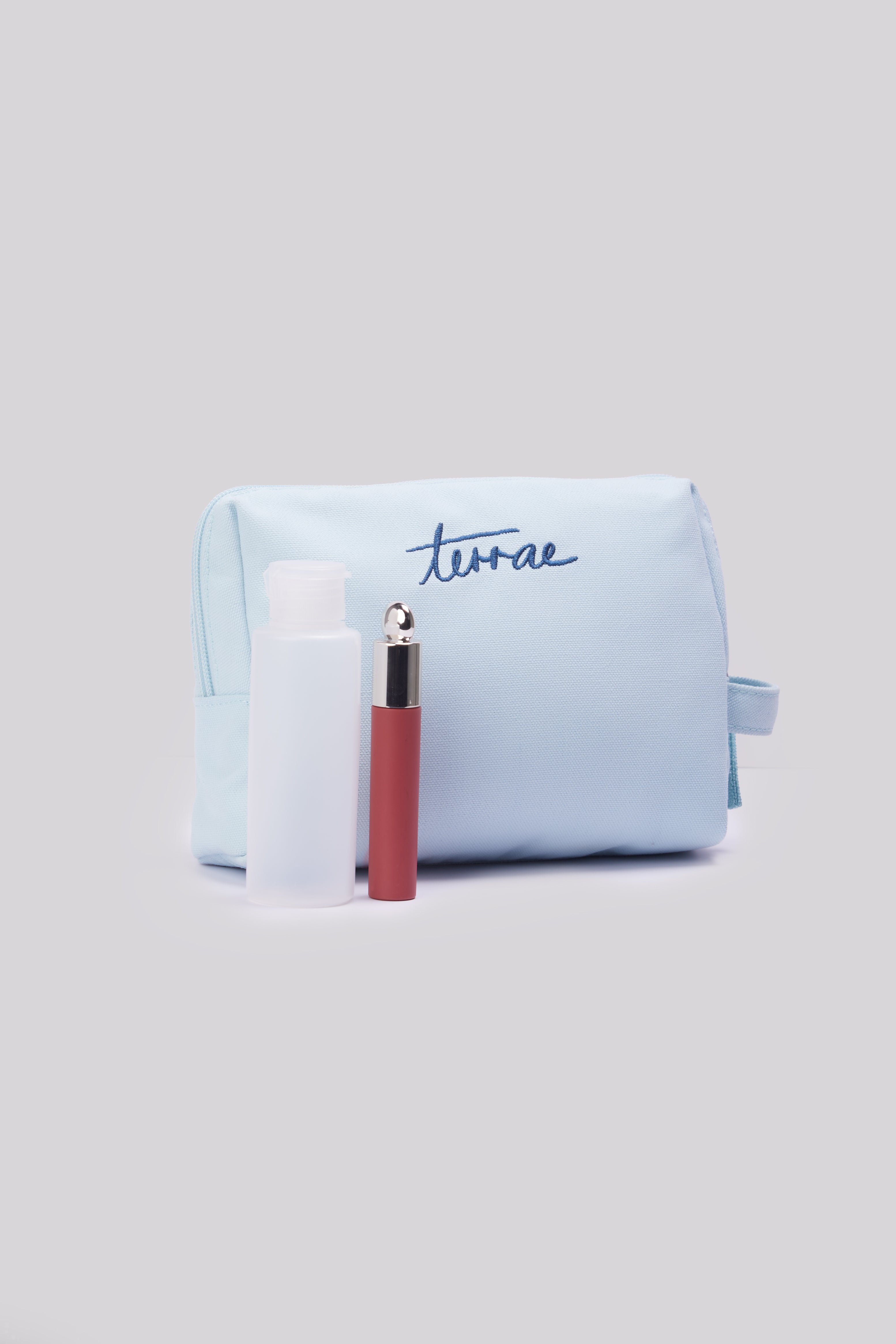 terrae Essentials Pouch in Mint Blue
