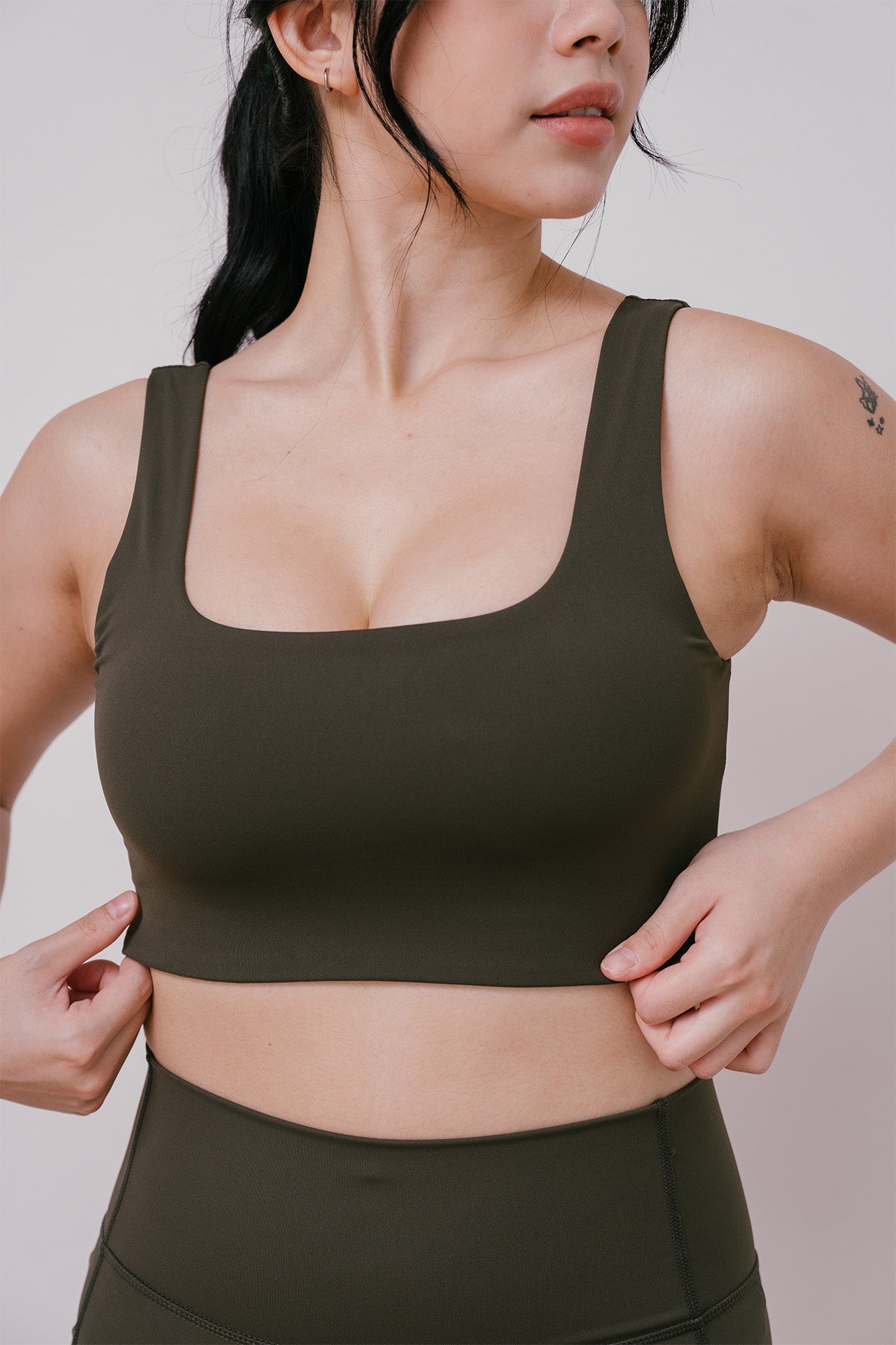 All Day Square Neck Bra Willow