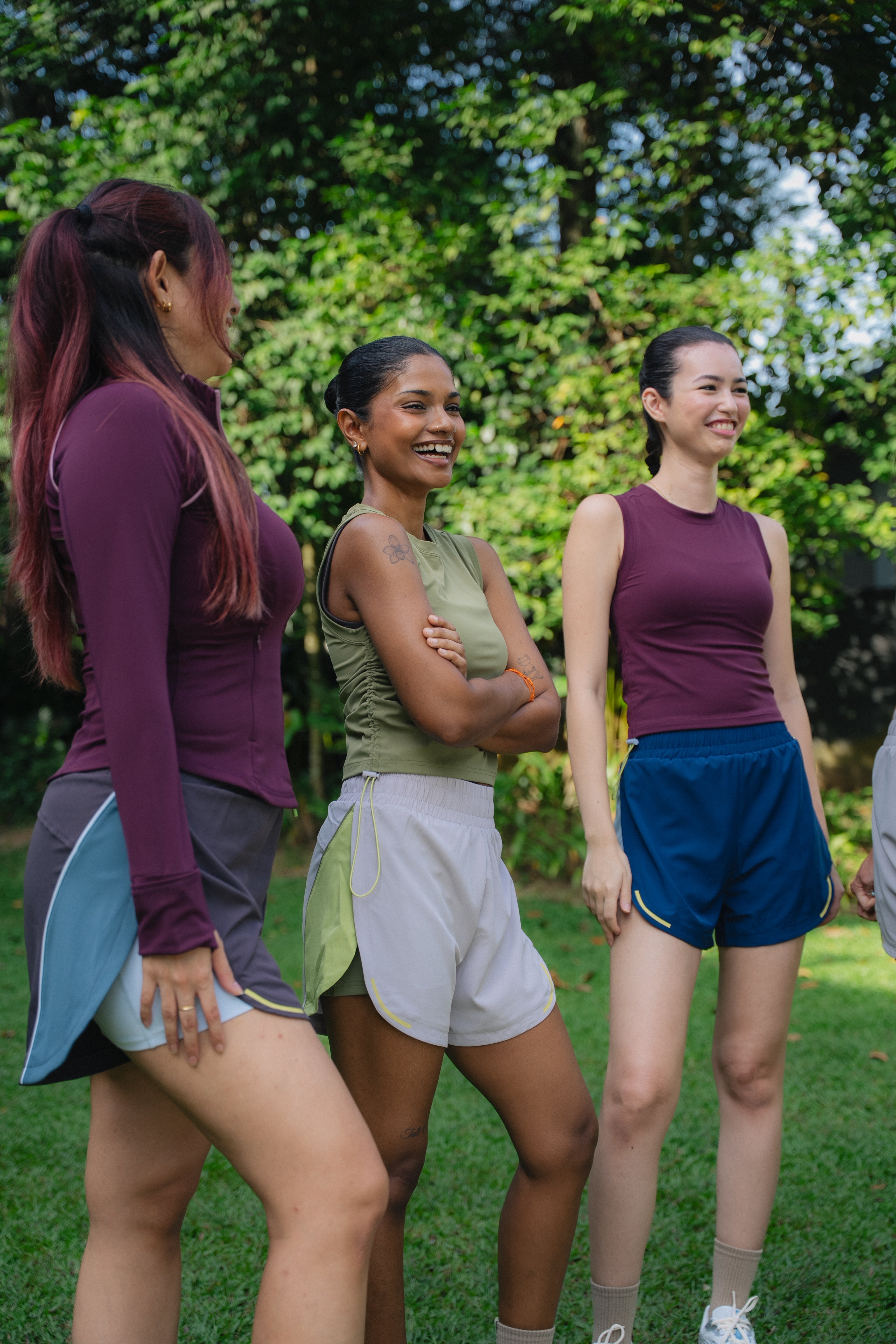 No Pressure Run Shorts Light Grey