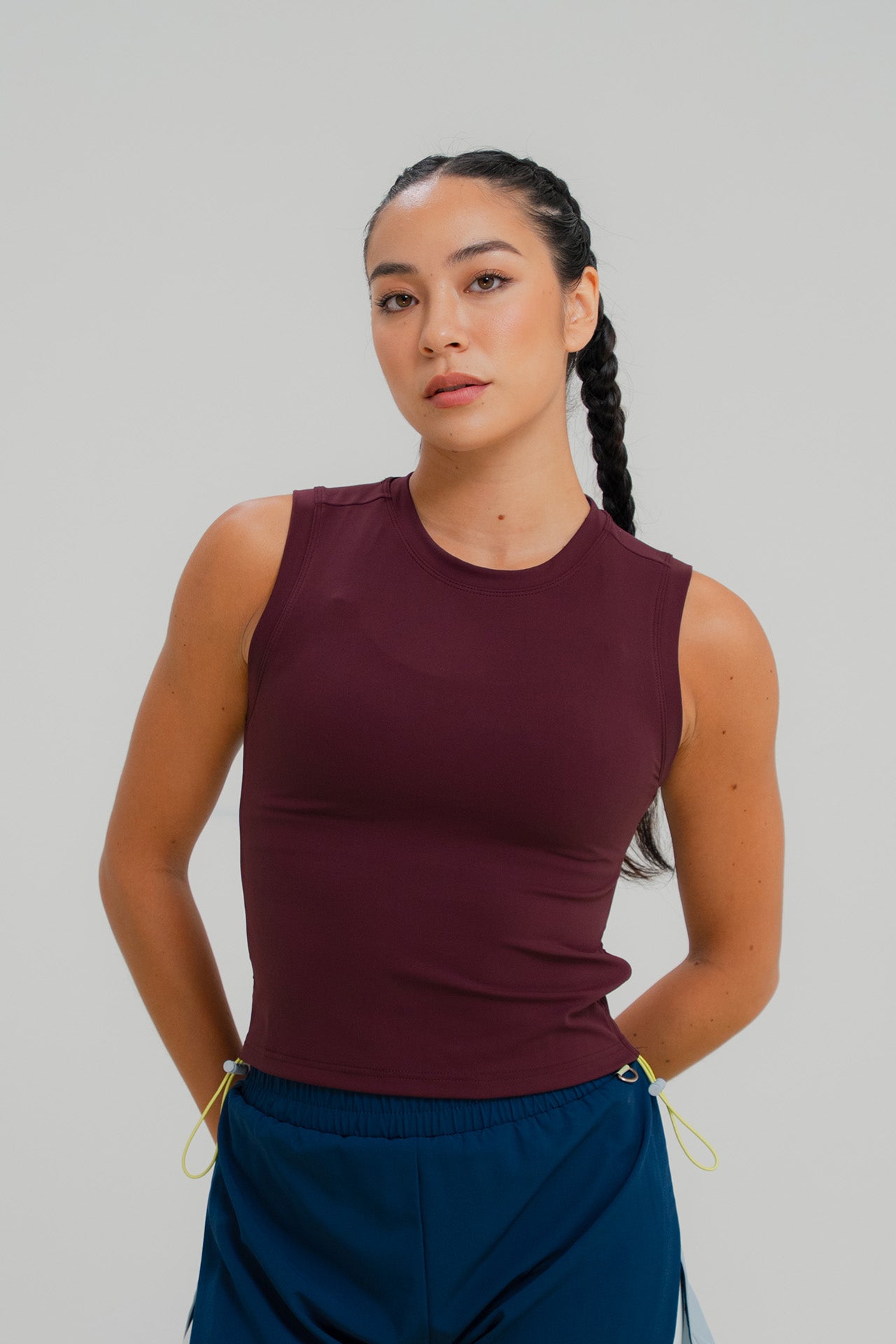 No Pressure Run Tank Plum