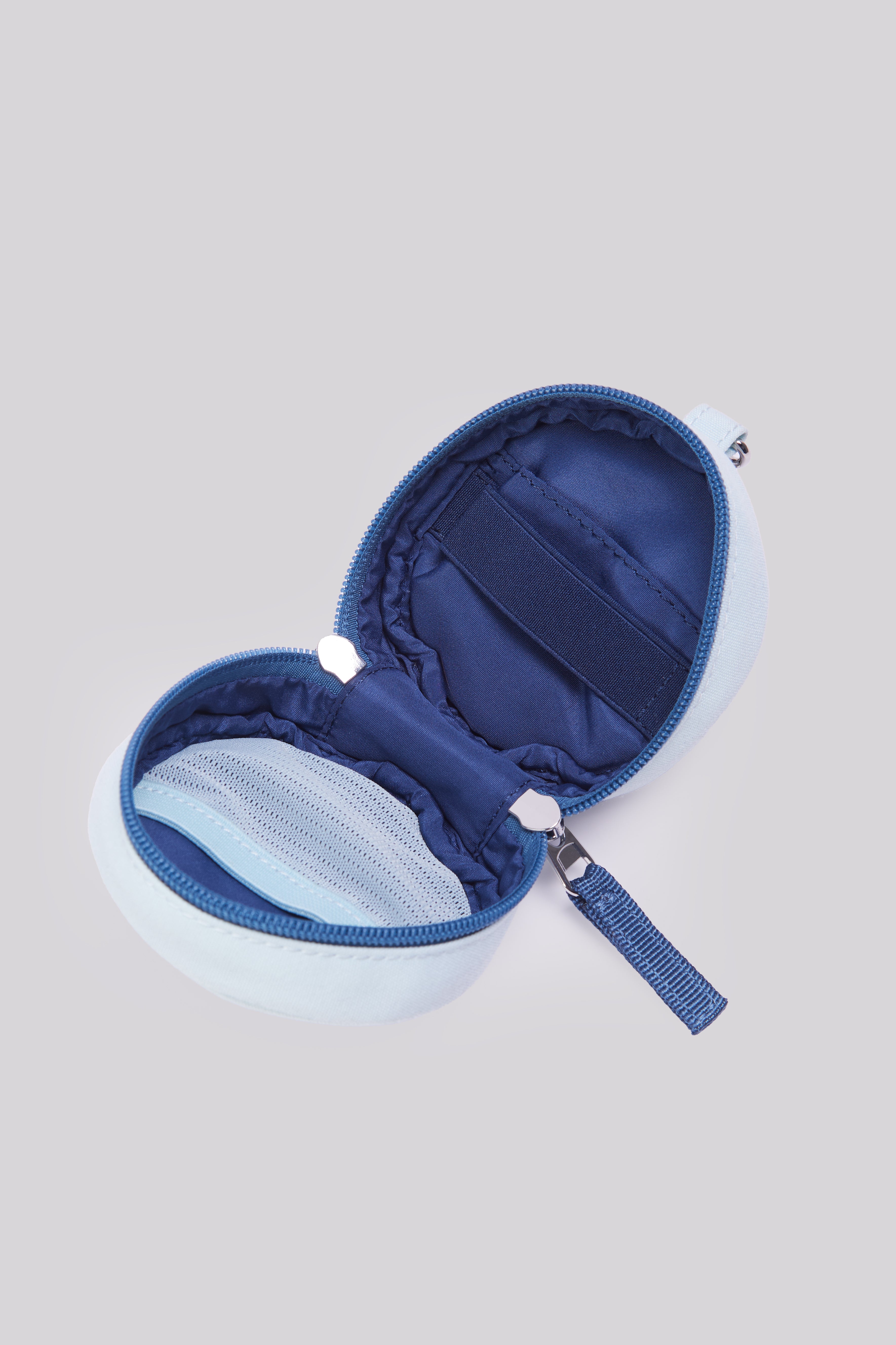 All Day Circle Mini Pouch in Mint Blue