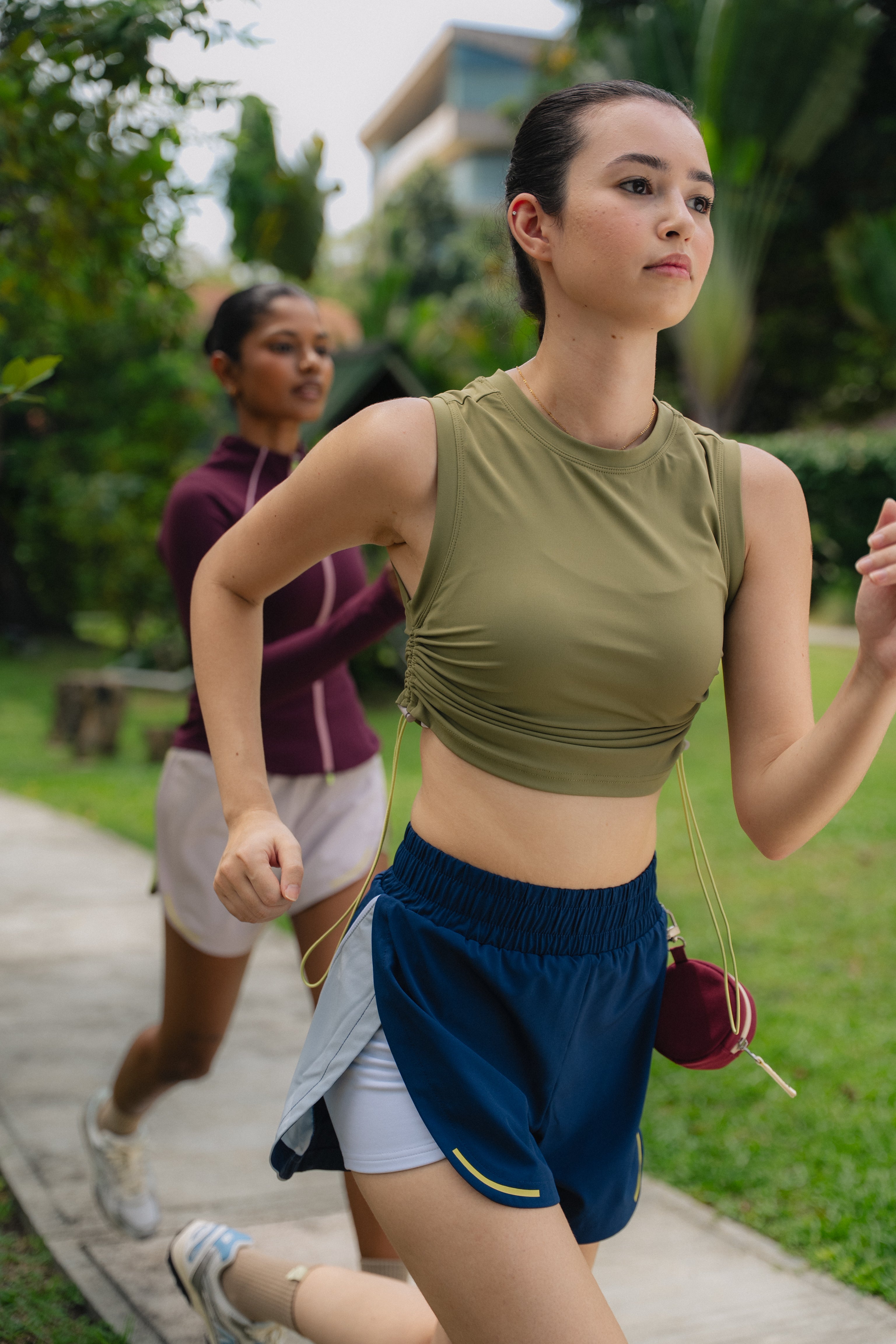 No Pressure Run Tank Olive