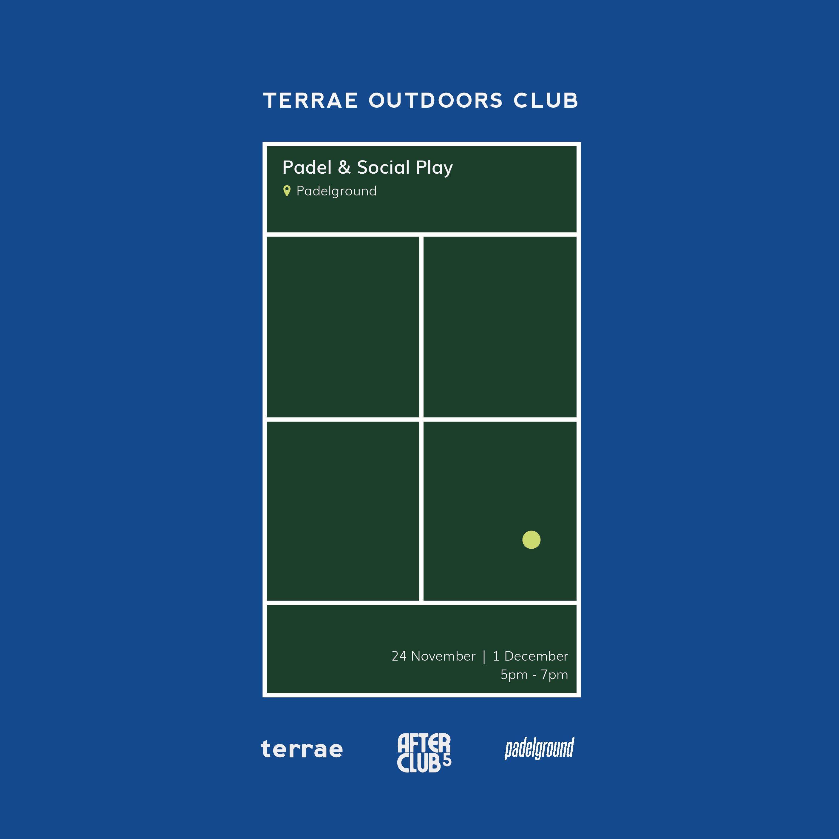 terrae Outdoors Club: Padel & Social Play 🎾