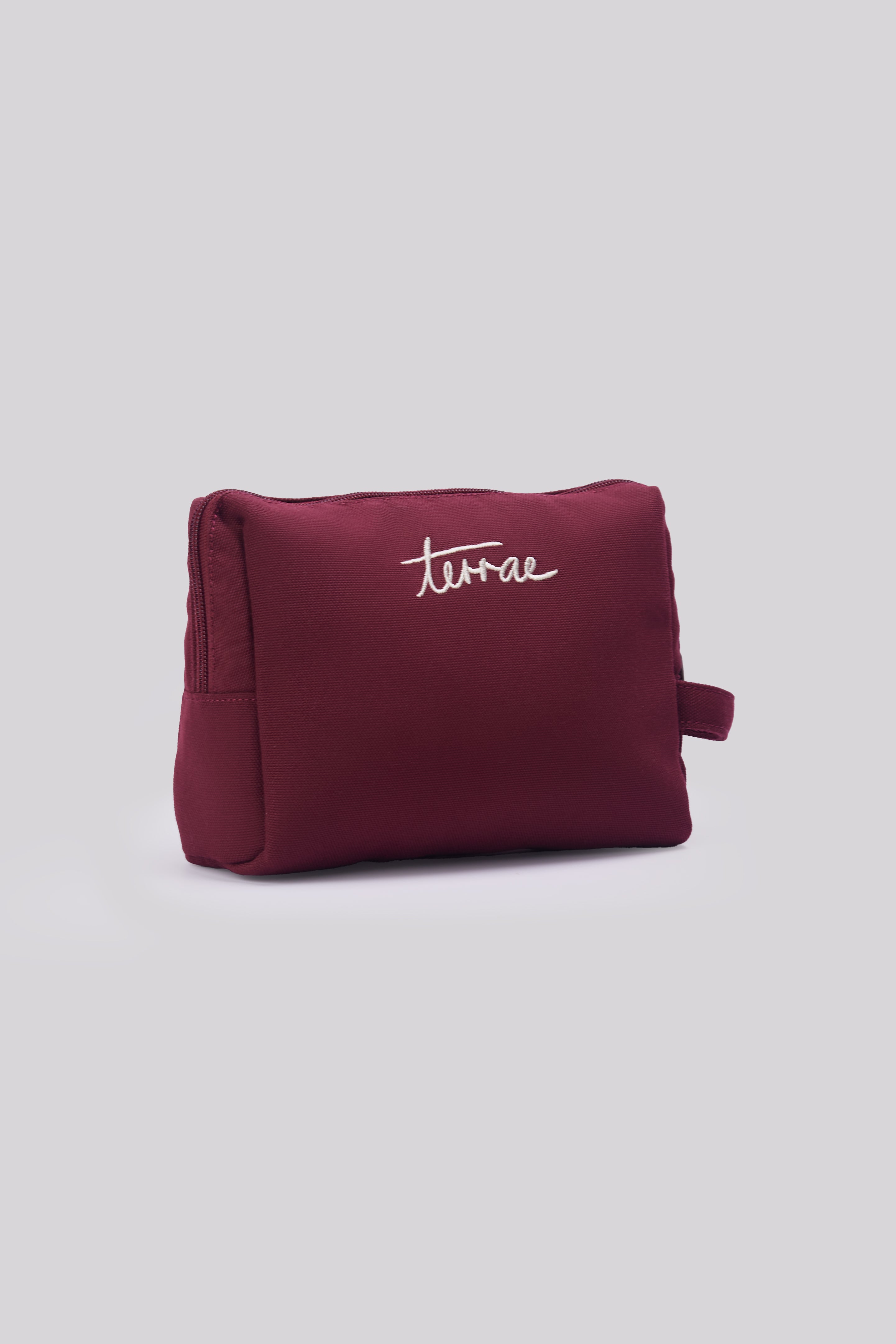 (PRE-ORDER) terrae Essentials Pouch in Maroon Red