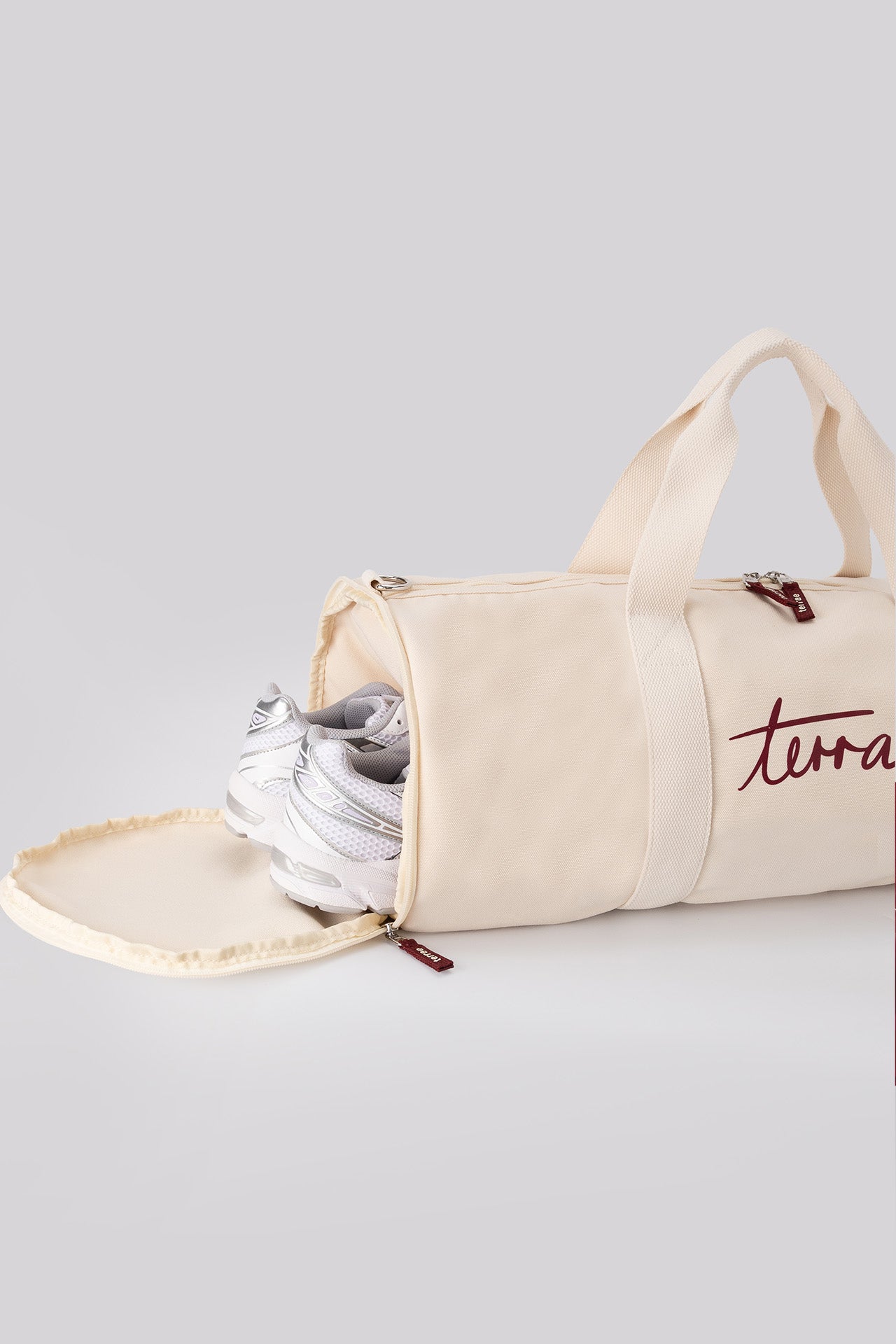 All Day Gym Bag in Cream Beige