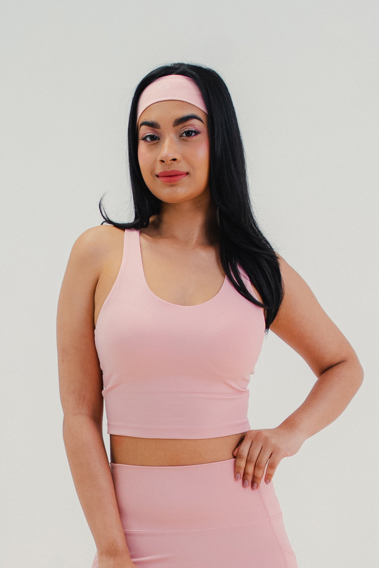 All Day Scoop Bra Tank Heartcore Pink