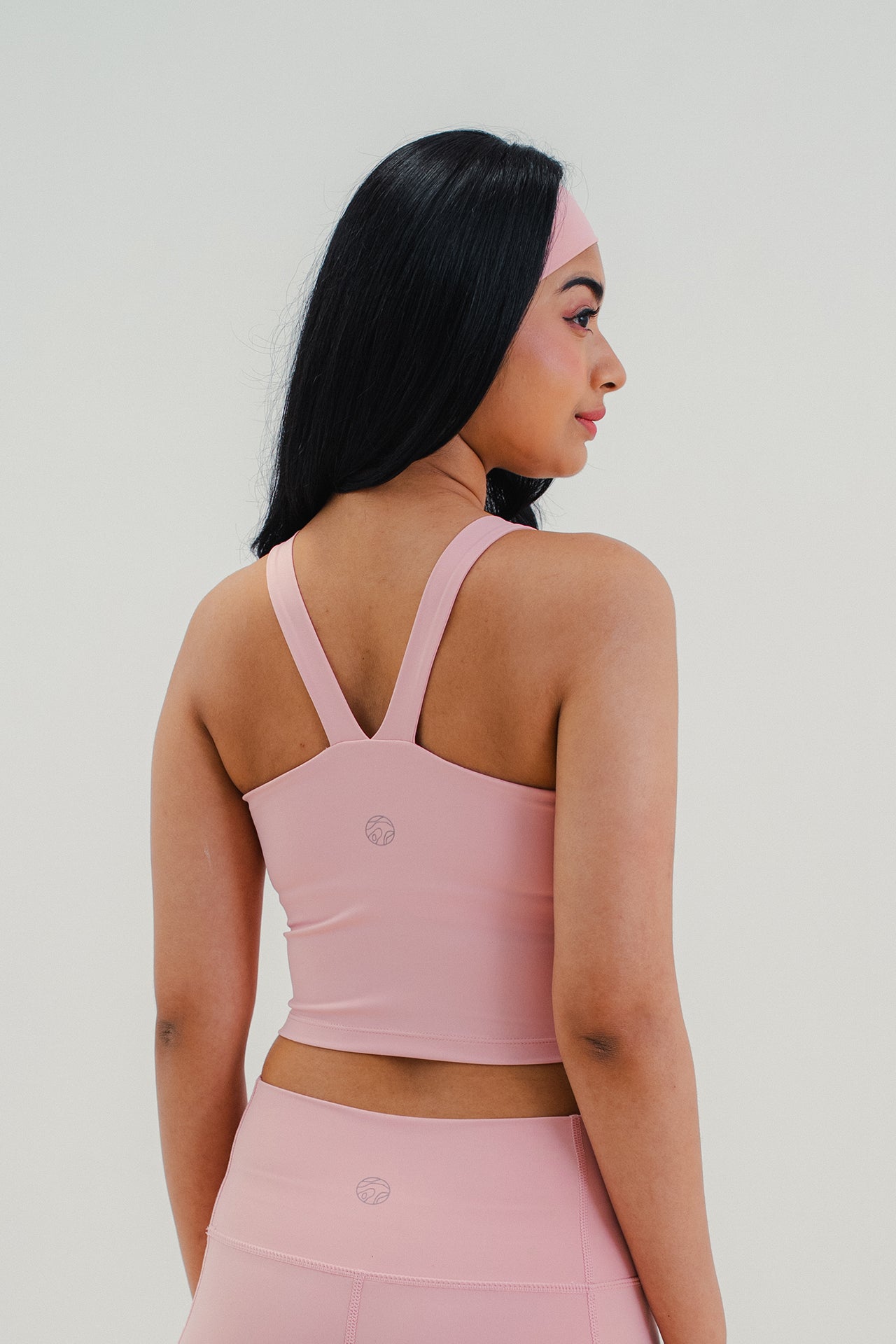 All Day Scoop Bra Tank Heartcore Pink