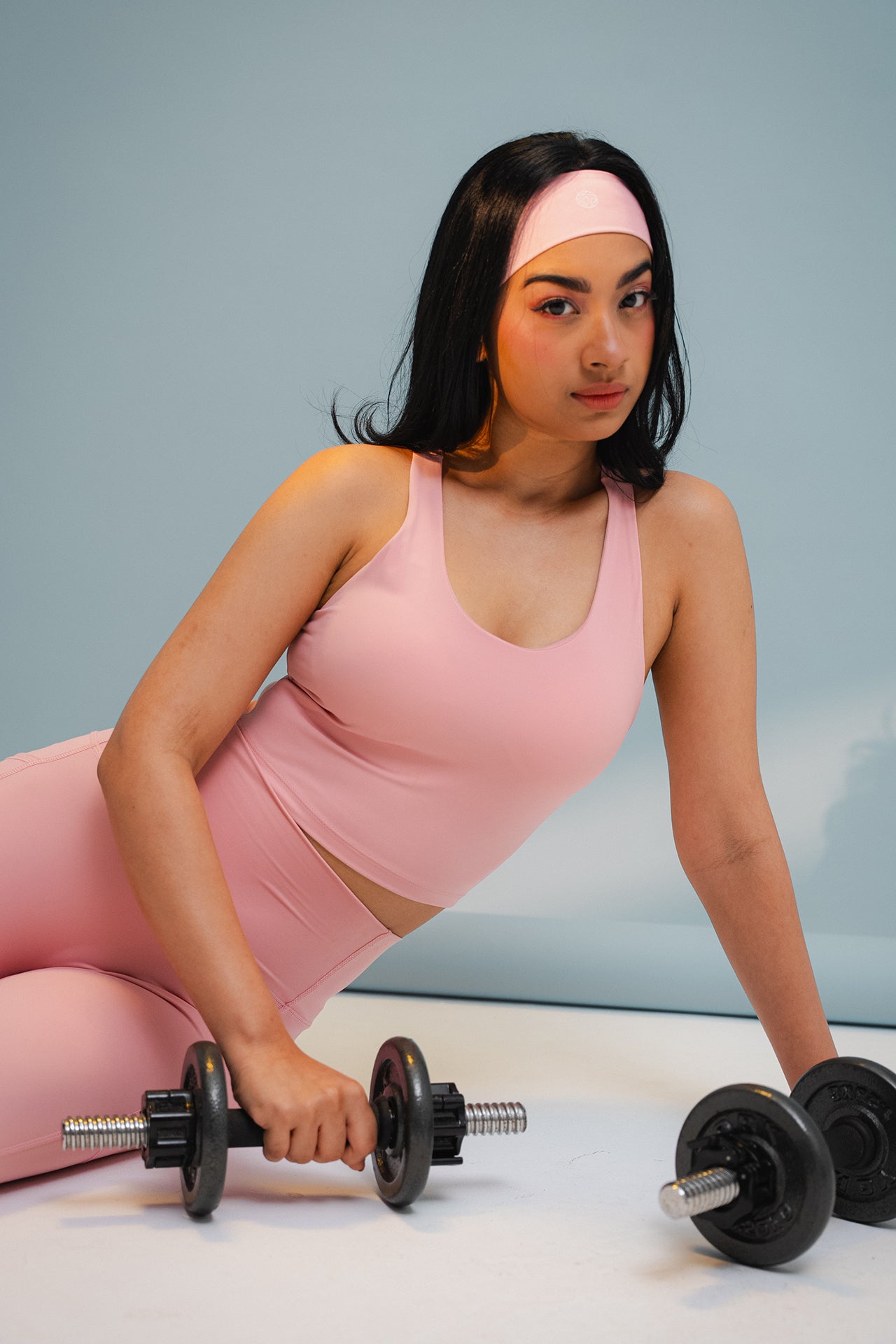 All Day Scoop Bra Tank Heartcore Pink