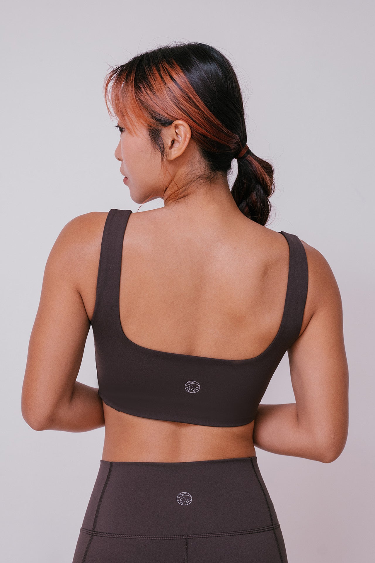 All Day Square Neck Bra Espresso