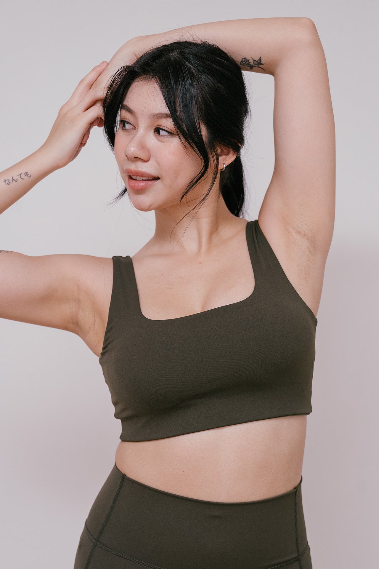 All Day Square Neck Bra Willow