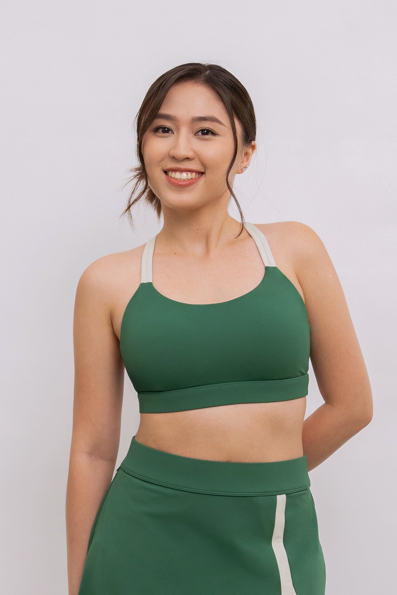 Match Point Bra Green