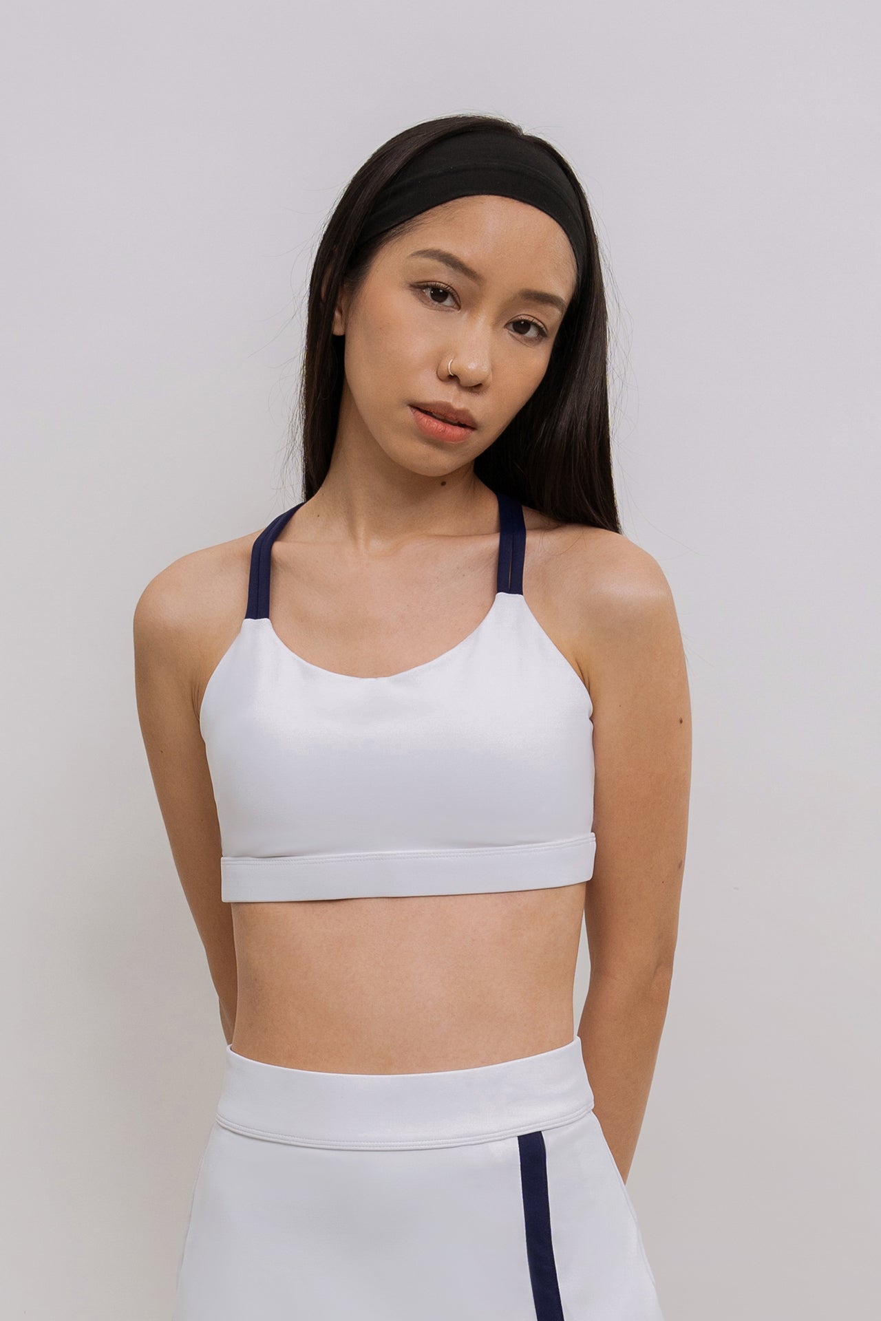 Match Point Bra White