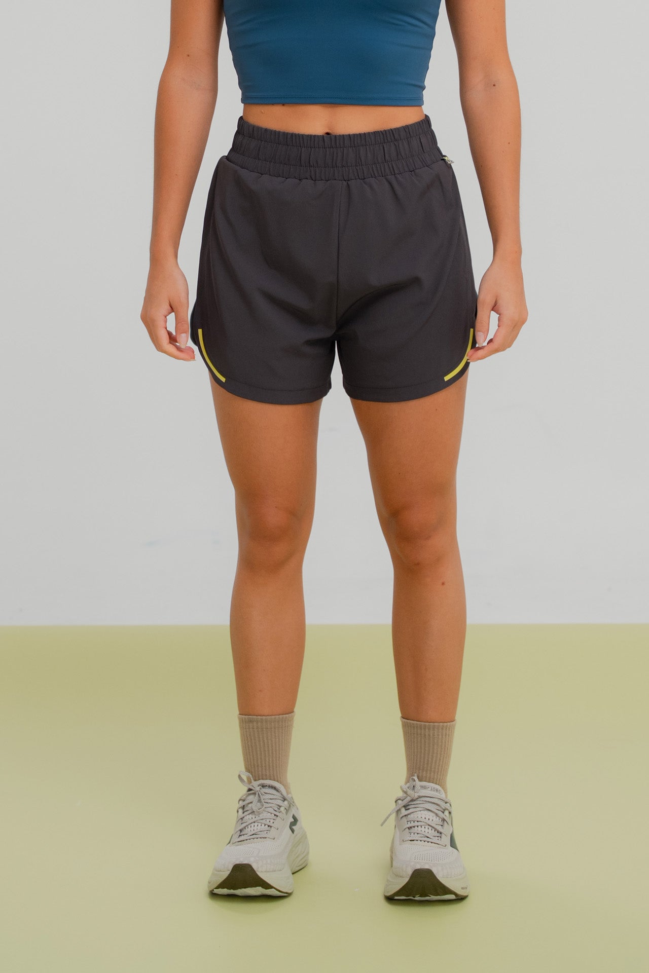 No Pressure Run Shorts Plum
