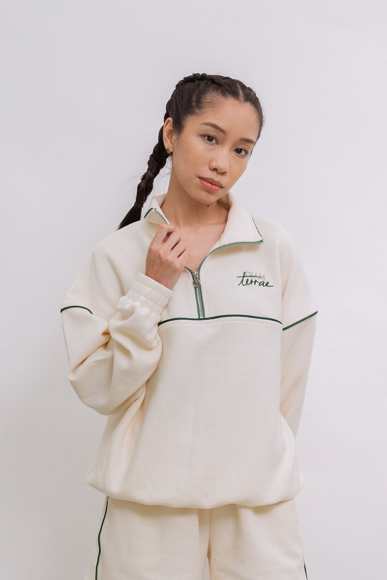 team terrae Sweatshirt Cream