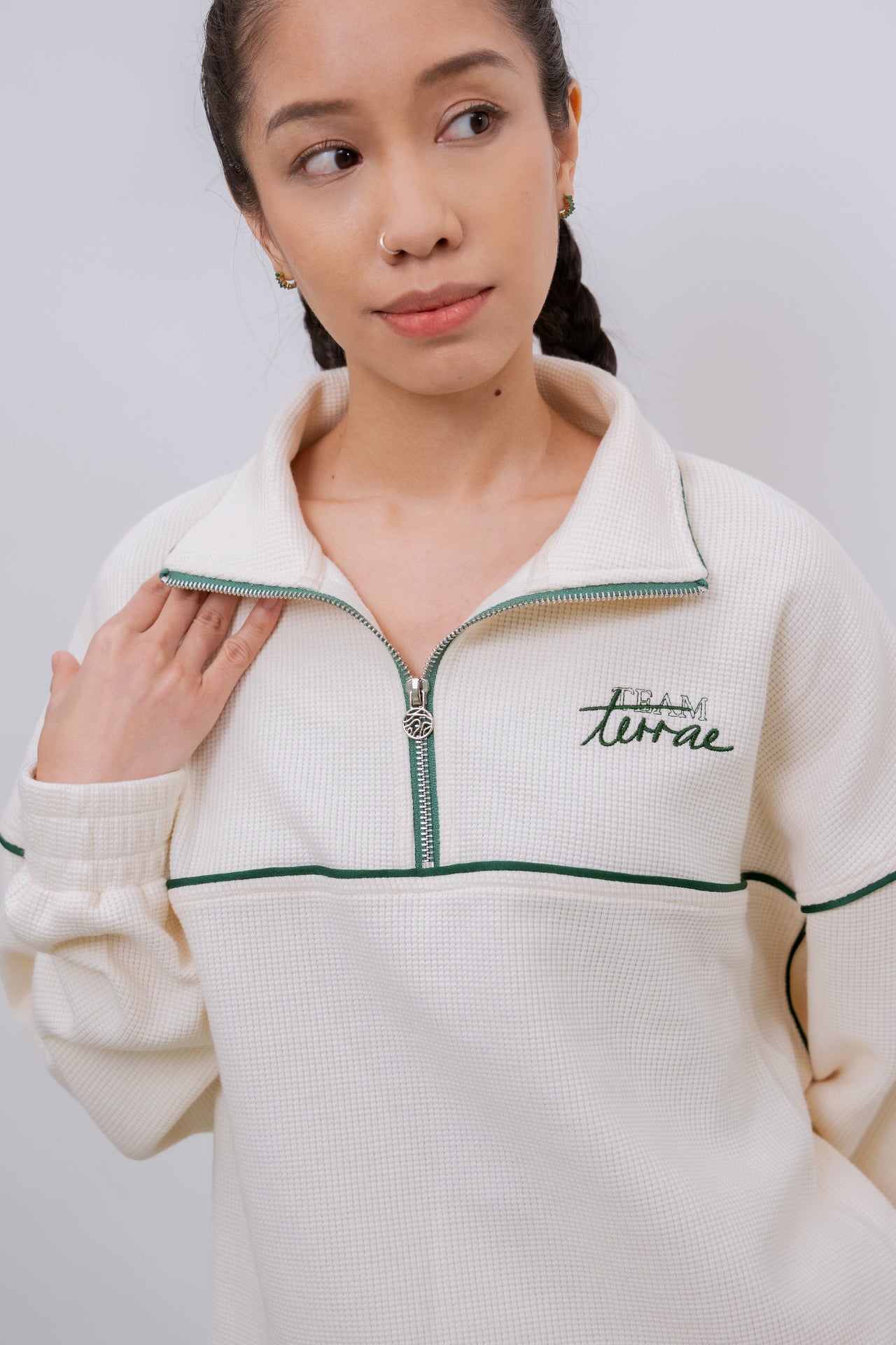 team terrae Sweatshirt Cream