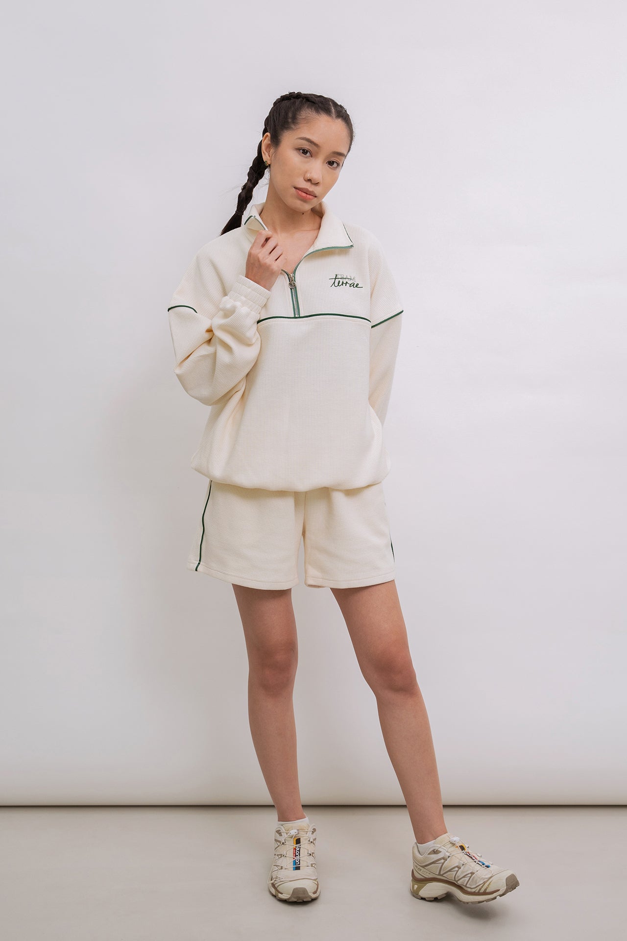 team terrae Sweatshirt Cream